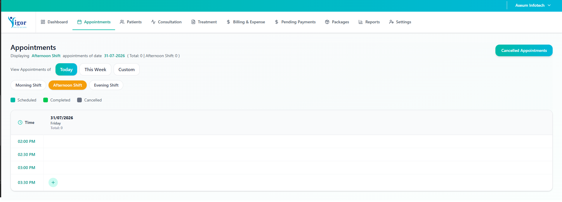 CarePulse dashboard preview